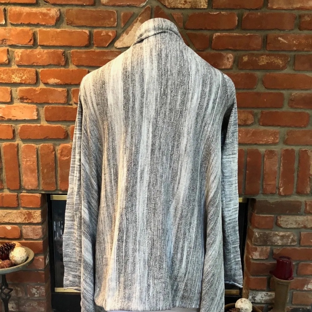 Boho Chic Gray/S Draping Soft Layering Open Cardi… - image 6